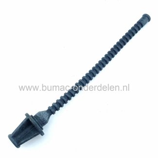 Benzineslang voor Dolmar en Makita Bandenzaag PC6412S, PC6414S, PC7312S, PC7314S, 8114, 8116 Stenenzaag, Motorslijper, Doorslijper, Betonzaag Brandstofslang, Benzineleiding PC 6412 S, PC 6414 S, PC 7312 S, PC 7314 S