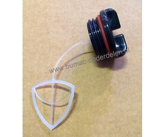 Benzinedop voor Dolmar en Makita Bandenzaag, Bosmaaier PC6412S, PC6412D, PC6414S, PC7312S, PC7314S, 8114, 8116 Stenenzaag, Motorslijper, Doorslijper, Betonzaag Brandstofdop, MS3310, MS4010, MS4510 Tankdop PC 6412 S, PC 6412 D, PC 6414 S, PC 7312 S, PC 731