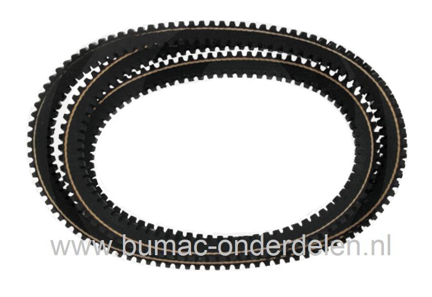 Tandriem Dubbel Getand voor John Deere 48 Inch Zitmaaiers, Getande Aandrijfriem Dubbelzijdig voor Aandrijving Maaidek, Maaimessen bij JOHN DEERE 325, 335, 345, GT225, GT235, GX255, GX325, GX335, GX345, GX355, LX255, LX266, LX277, LX279, LX280, LX288