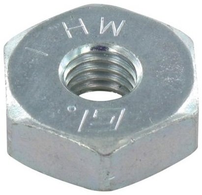 Moer M8x19mm voor Stihl Motorzaag, Kettingzaag, Zeskant Moer voor Bevestiging van Zaagblad / Rechter Zijkap, koppelingsdeksel, onderdeel