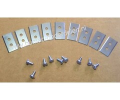 Messet 9 Stuks voor Husqvarna Automower G2, Automower 210, Automower 210C, Automower 220, Automower 220AC, Automower 230, Automower 230ACX, Automower 260ACX, Automower 305, Automower Solar Hybrid Robotmaaiers Robotmes voor Grasmaaier