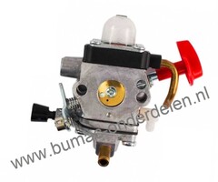 Carburateur voor Stihl Bosmaaier, Heggenschaar, Multitool FS87, FS90, FS100, FS110, HT100, HT101, HL90, HL100, FC90, FC100, KM90, KM100 Carburator voor Stihl FS 87, FS 90, FS 100, FS 110, HT 100, HT 101, HL 90, HL 100, FC 90, FC 100, KM 90, KM 100 Trimmer