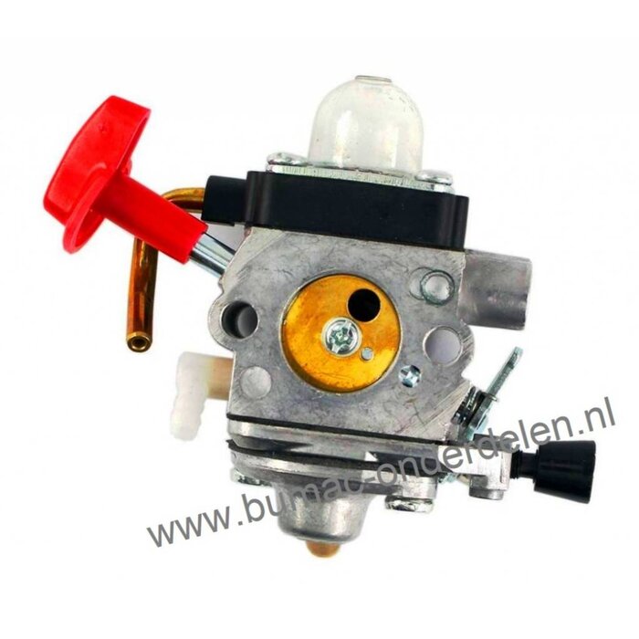 Carburateur voor Stihl Bosmaaier, Heggenschaar, Multitool FS87, FS90, FS100, FS110, HT100, HT101, HL90, HL100, FC90, FC100, KM90, KM100 Carburator voor Stihl FS 87, FS 90, FS 100, FS 110, HT 100, HT 101, HL 90, HL 100, FC 90, FC 100, KM 90, KM 100 Trimmer