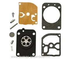 Membraanset voor Zama Carburateur op onder andere Betonzaag, Bandenzaag, Stenenslijper Stihl TS410, TS420 met Zama C1Q_S118 Carburator Membraam  TS 410, TS 420