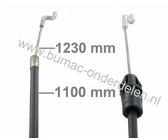 Motorremkabel voor Wolf Loopmaaiers, WOLF Kabels Motorrem voor 2.40BQ, 2.40H, 2.40HA, B46TBA, Esprit 40TA, HBM40B, Power Edition 40H, 46TMA, Premio 40H, 46BA Grasmaaiers met Rijaandrijving, Motorstopkabels, Motorremkabels WOLF-GARTEN Cirkelmaaiers, Bedien