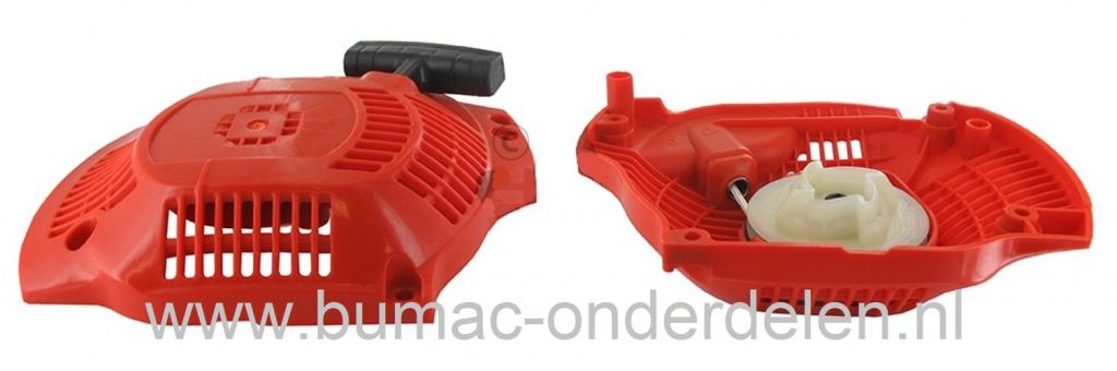 Starter voor Husqvarna 445, 450 Kettingzaag, Handstarter voor onder andere Husqvarna 445, 445E, 445II, 450, 450E Motorzagen Complete Startinrichting onderdeel