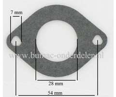 Inlaatpakking voor Briggs & Stratton Kopklep Motor van 12,5 T/m 17,5 Pk , Dichting voor Zitmaaiers, Frontmaaiers en Tuintrekkers