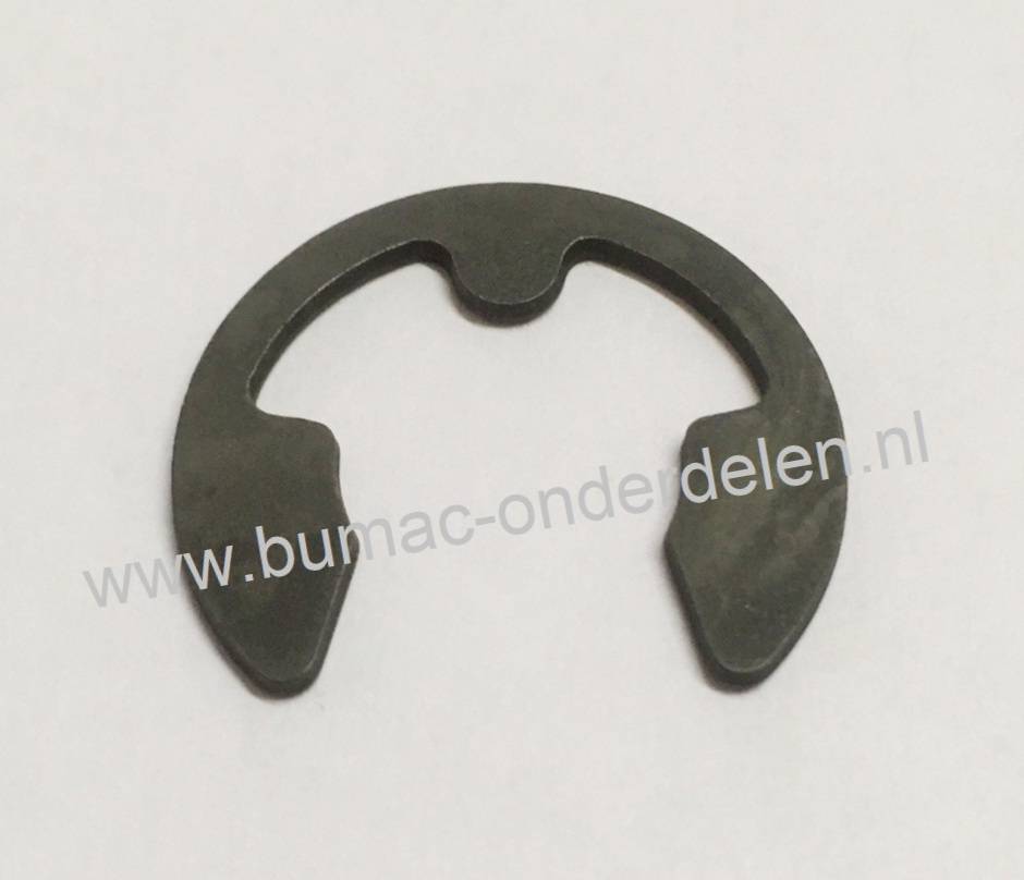 Asborgring Binnendiameter 15 mm, voor As Ø 16 - 17 - 18 - 19 mm met Inkeping  Circlip voor het Bevestigen van Wiel, Wielas, Fusee, Stuurstang, Poelie, Hendels bij Grasmaaier, Zitmaaier, Frontmaaier, Tuintrekker, Kooimaaier, Verticuteermachine, Tuinfre