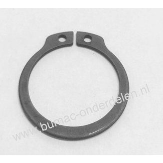 Seegerring voor As Ø 12 mm Clip voor Bevestigen van Wiel, Wielas, Fusee, Hendels, Tandwielen, Mesas, Poelie, Lager, Stuuras bij Grasmaaier, Zitmaaier, Kettingzaag, Tuintrekker, Kooimaaier, Verticuteermachine, Tuinfrees, Bosmaaier, Steekwagen