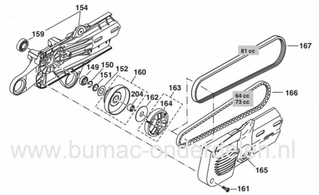 3x Koppelingsveer voor Dolmar, Makita, Wacker Koppeling 303780024 Veer voor o.a.  PC6212, PC6412, PC6412, PC6414, PC7312, PC7314, PC7412, PC7414, PC7330, PC7335, PC8114, PC8116  MAKITA DPC7300, DPC7301, DPC7310, DPC7311, DPC7321 WACKER BTS1030L3, BTS1035L