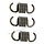 3x Koppelingsveer voor Dolmar, Makita, Wacker Koppeling 303780024 Veer voor o.a.  PC6212, PC6412, PC6412, PC6414, PC7312, PC7314, PC7412, PC7414, PC7330, PC7335, PC8114, PC8116  MAKITA DPC7300, DPC7301, DPC7310, DPC7311, DPC7321 WACKER BTS1030L3, BTS1035L