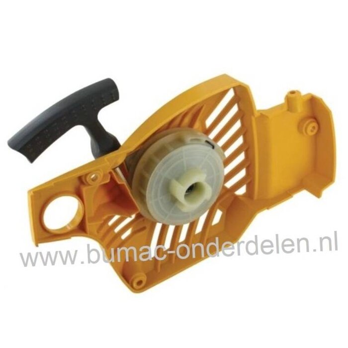 Starter Compleet voor Stiga, Castelgarden, Mountfield, Alpina Kettingzaag Handstarter voor ondere andere A375, A405,  SP375, SP405 en SP405Q Motorzagen