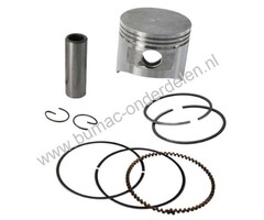Zuiger Ø  64 mm voor Honda GX140 Motor, Zuiger compleet met Zuigerveren, Pistonpen en Borgclips Honda GX 140 Motor op Aggregaar, Trilplaat, Tuinfrees, Verticuteermachine,kooimaaier, Waterpomp, Generator, Houtversnipperaar, Hakselaar