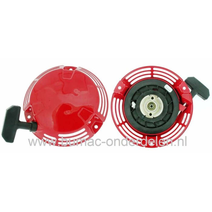 Handstarter voor Honda met 2 Startpallen GXV140 Motor op HRA215, HRA2150, HR1950, HR2150,  HRC215 Grasmaaier, Tuinfrees, Cart, Hakfrees, Kantensnijder, Kooimaaier, Zodensnijder, Bladblazer, Houtversnipperaar, Kloofmachine, onderdeel, GXV140