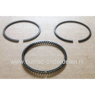 Zuigerveren voor Honda GX160 Motor en Loncin G160F, G200F, LC168F1 met zuiger Ø 68 mm Zuigerverenset voor GX 160, G 160F, G 200 F, LC 168 F1 Motor, Grasmaaier, Generator, Tuinfrees, Trilplaat, Veegmachine, Blower, Aggregaat, Pomp, Kloofmachine, onderdeel