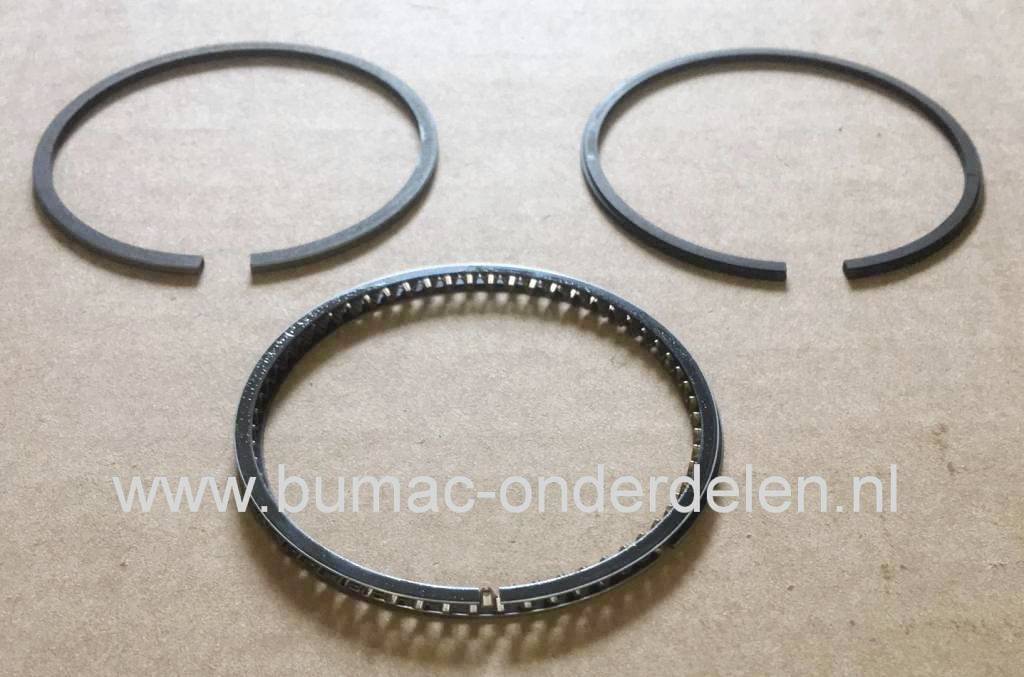 Zuigerveren voor Honda GX160 Motor en Loncin G160F, G200F, LC168F1 met zuiger Ø 68 mm Zuigerverenset voor GX 160, G 160F, G 200 F, LC 168 F1 Motor, Grasmaaier, Generator, Tuinfrees, Trilplaat, Veegmachine, Blower, Aggregaat, Pomp, Kloofmachine, onderdeel