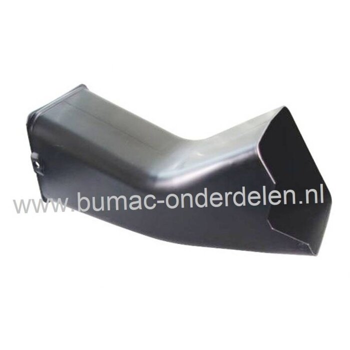 Grasbuis Kunststof voor Castelgarden - Stiga - Alpina - Mountfield, Type 102 -122, Zitmaaier - Tuintrekker, Uitwerptunnel, Castel Garden