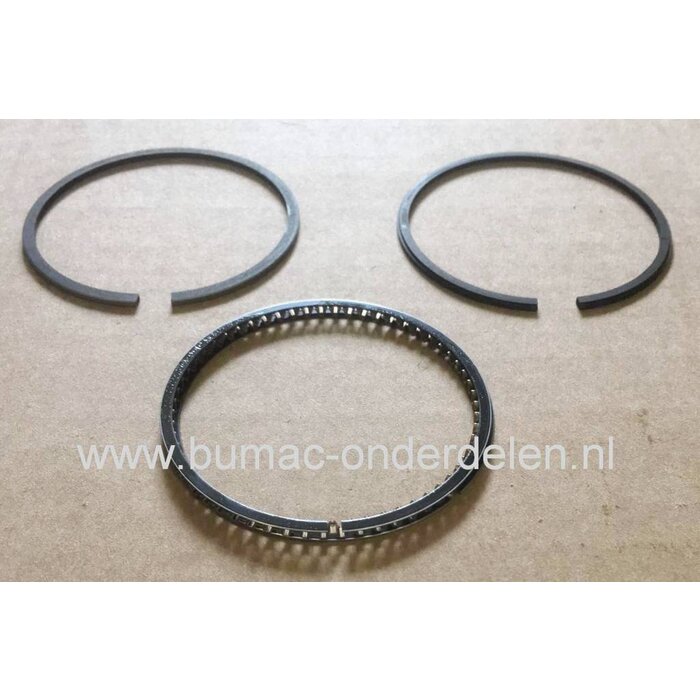 Zuigerveren voor Honda GX240 Motor met Zuiger Ø 73 mm Zuigerverenset voor Honda GX 240 Op Grasmaaier, Generator, Verticuteermachine, Kooimaaier, Trilplaat, Aggregaat, Veegmachine, Tuinfrees, Bladblazer, Zodensnijder, Triller, Cart, Skelter