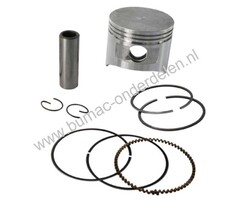 Zuiger Ø 73 mm  voor Honda GX240 Motor Zuiger met Zuigerveren, Pistonpen en Borgclips Compleet voor Honda GX 240 Motor op Tuinfrees, Trilplaat, Aggregaat, Generator, Veegmachine, Verticuteermachine, Houtversnipperaar, Blower, Grasmaaier, onderdeel