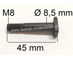 Kraagbout voor Husqvarna, Jonsered Kettingzaag Bevestiging Koppelingsdeksel, Rechter Zijkap Husqvarna 340, 340E, 345, 345E, 346XP, 350, 351, 353, 357XP, 359, 436Li, 536LiXP, T5326LiXP, Jonsered 2141, 2145, 2149, 2150, 2159, CS2141, CS2145, CS2147, CS2150,