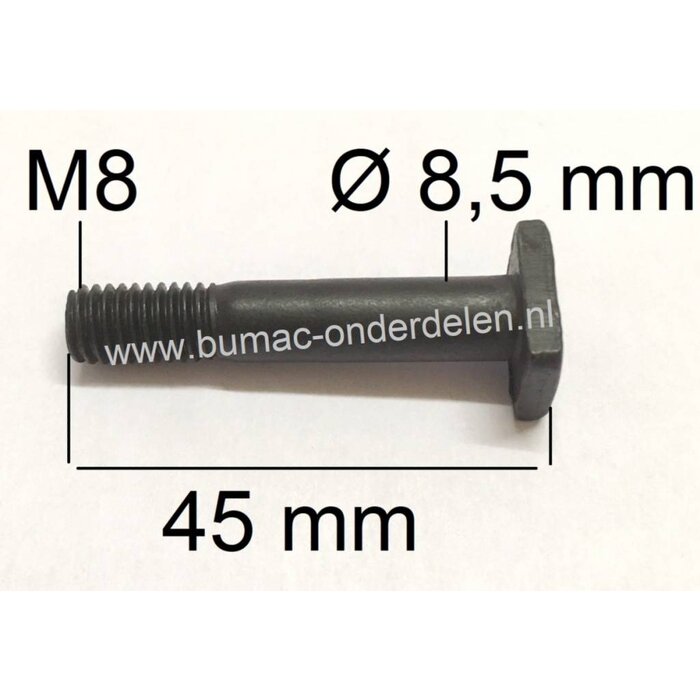Kraagbout voor Husqvarna, Jonsered Kettingzaag Bevestiging Koppelingsdeksel, Rechter Zijkap Husqvarna 340, 340E, 345, 345E, 346XP, 350, 351, 353, 357XP, 359, 436Li, 536LiXP, T5326LiXP, Jonsered 2141, 2145, 2149, 2150, 2159, CS2141, CS2145, CS2147, CS2150,