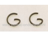 Borgclips voor Pistonpen Ø 8 - 10 of 12 mm in Zuiger Kettingzaag, Heggenschaar, Bosmaaier, Bladblazer, Grondboor, Motorzaag, Trimmer, Bandenzaag, Stenenslijper, Motorslijper Circlips Verpakt per 2 Stuks