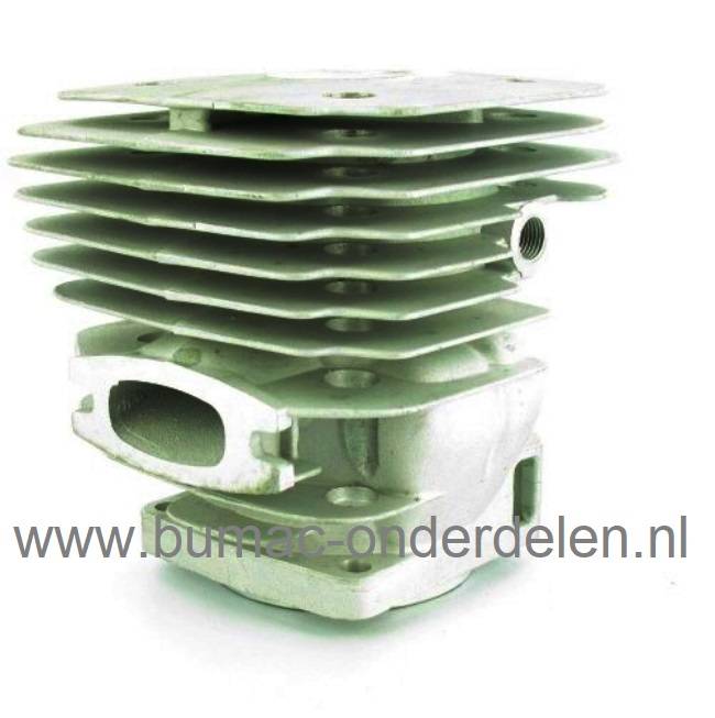 Cilinder met Zuiger voor Husqvarna 395, 395EPA en 395XP Kettingzaag - Motorzaag, Cilinder met Zuiger en Veren Compleet, Jonsered - Partner - Mc Culloch onderdeel 395, EPA, XP