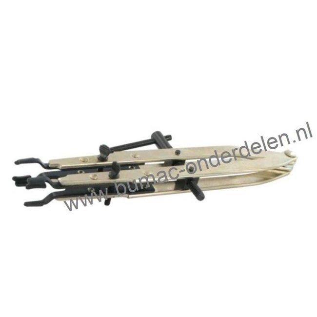 Klepveerspanner voor De-Monteren van de Kleppen, Klepveertang onder andere voor Briggs and Stratton Zijklep Motoren op Grasmaaier, Zitmaaier, Frontmaaier, Kooimaaier, Tuinfrees, Aggregaat, Generator, Veegmachine, Kantensnijder, Verticuteermachine, Houtver