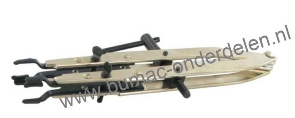 Klepveerspanner voor De-Monteren van de Kleppen, Klepveertang onder andere voor Briggs and Stratton Zijklep Motoren op Grasmaaier, Zitmaaier, Frontmaaier, Kooimaaier, Tuinfrees, Aggregaat, Generator, Veegmachine, Kantensnijder, Verticuteermachine, Houtver