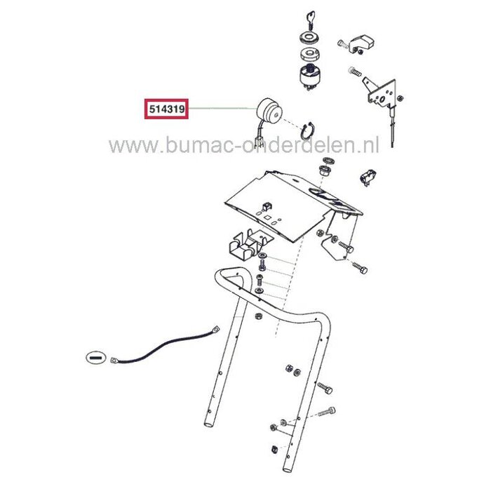 Sensor Vangbak Vol voor Alko en Brill Zitmaaier - Frontmaaier - Tuintrekker, Power Line T13-102SP - T15-102 Marina
