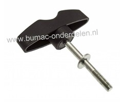Vleugelschroef voor Stuur Klem op Stihl FS80, FS85, FS90, FS91, FS100, FS110, FS111 ,FS120, FS130, FS131, FS200, FS240, FS250, FS300, FS310, FS311, FS350 FS380, FS400, FS450, FS400, FS450, FS480 Bosmaaiers Bout