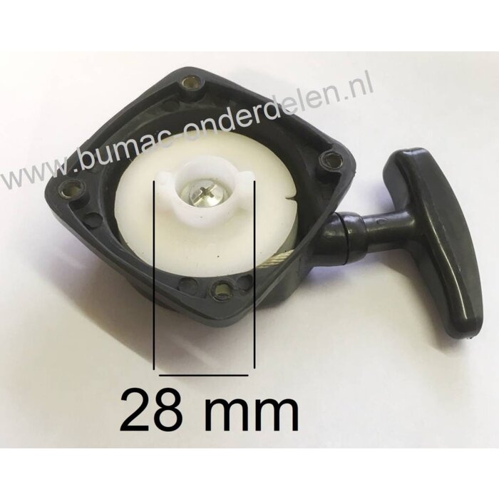 Handstarter voor Kawasaki TG18, TG24 Bosmaaier, Trimmer, Complete Starter onder andere voor TG 18, TG 24