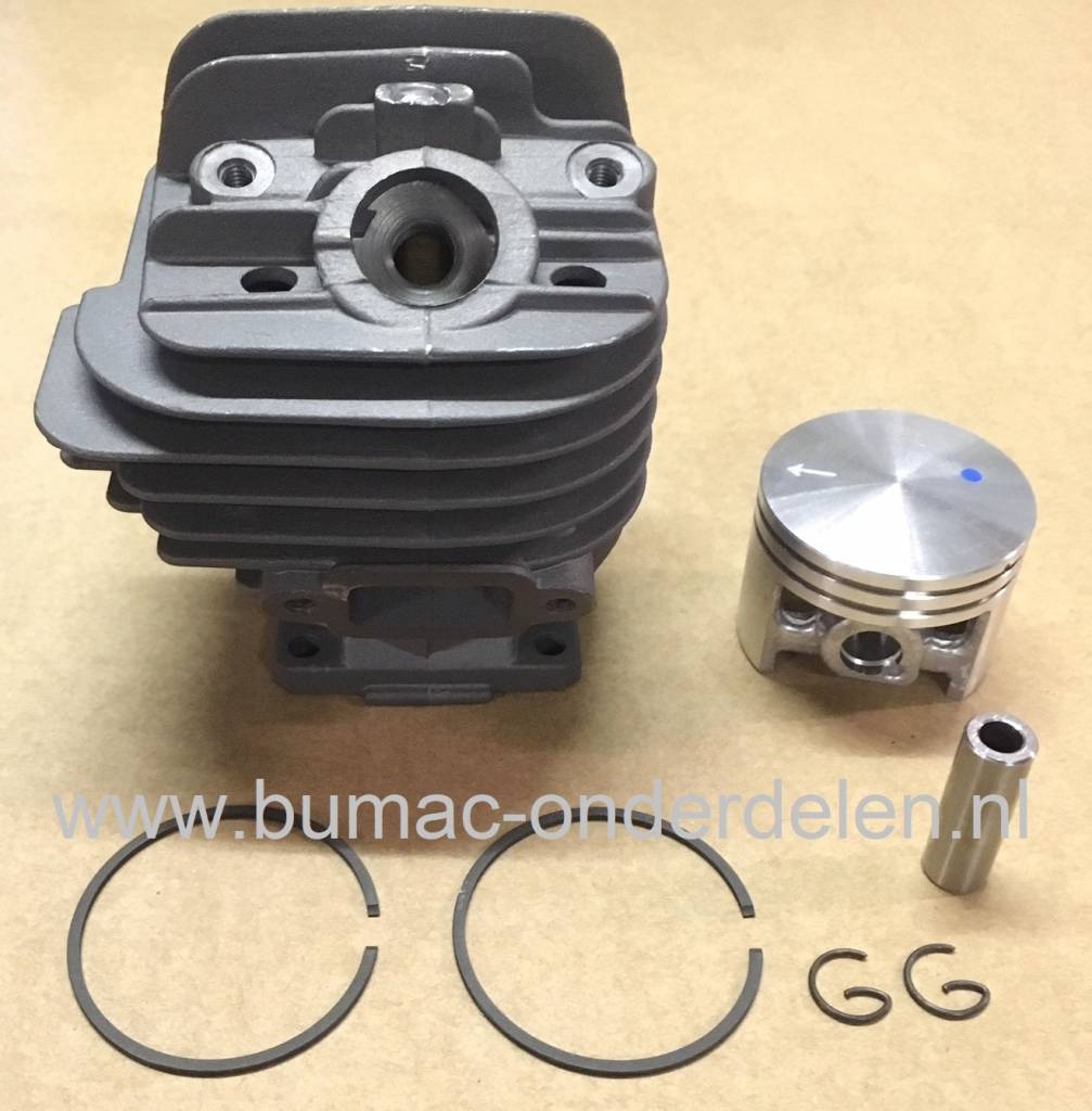 Cilinderset Ø 44 mm voor Stihl 026 en MS260 Kettingzaag - Motorzaag, Cilinder met Zuiger en Zuigerveren Compleet, onderdelen