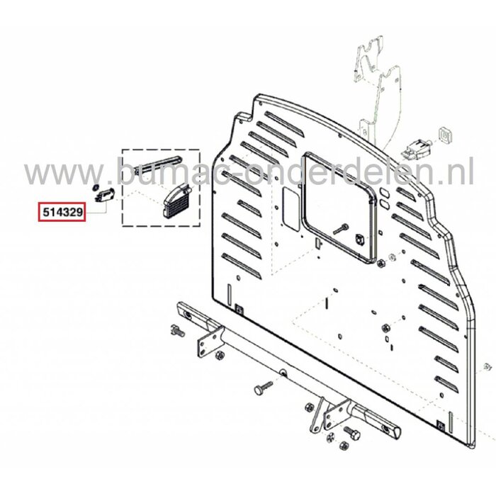 Schakelaar Vangbak Vol voor Alko, Brill, Solo Zitmaaier - Frontmaaier - Tuintrekker