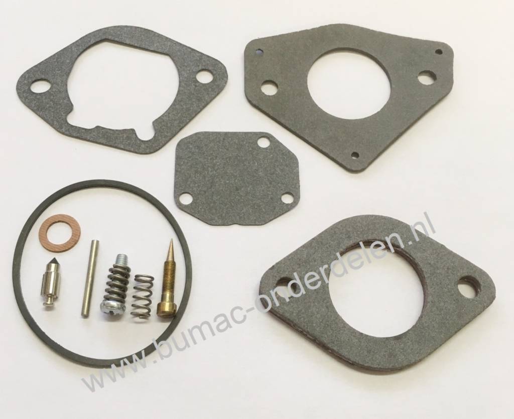 Carburateur Reparatieset voor Nikki Carburateur op Kohler Motoren CV18 - CV22 en CV25S op Zitmaaier, Tuintrekker, Frontmaaier Dichting set voor onder andere Kohler CV 18 - CV 22 en CV 25S Pakkingset Carburator