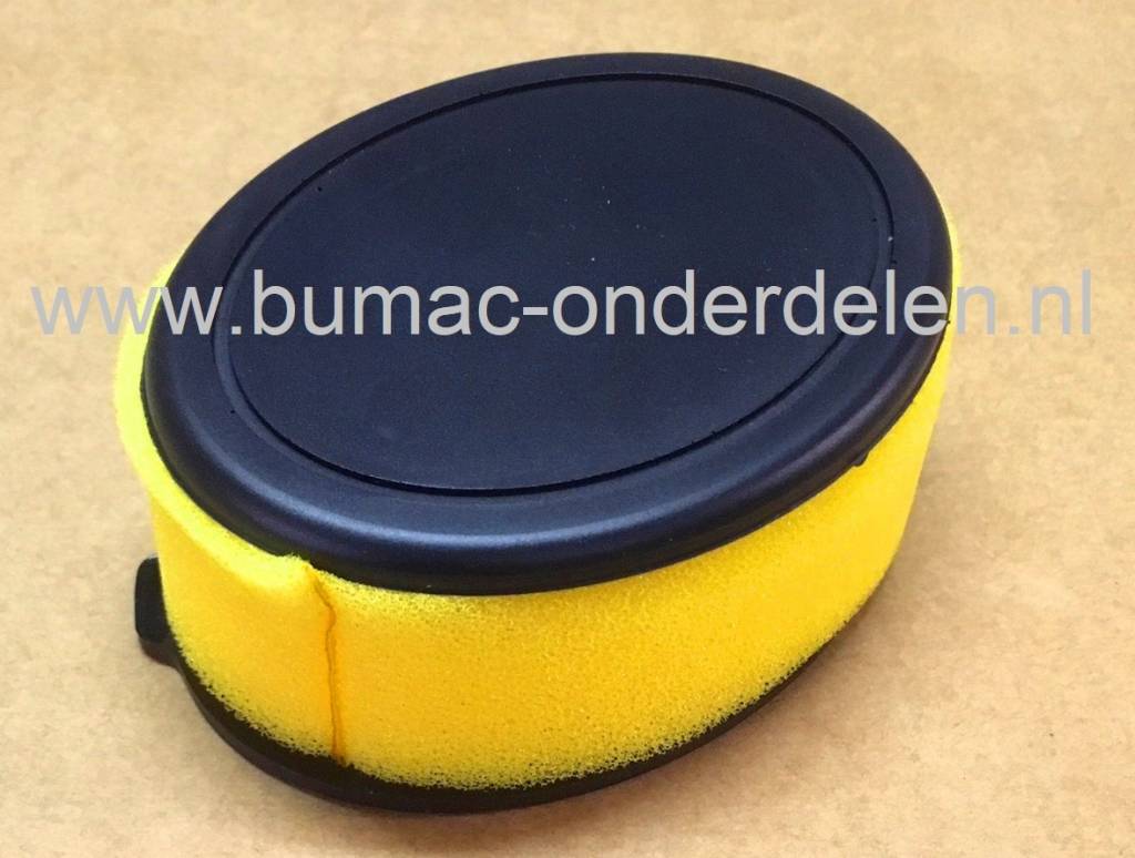 Luchtfilter voor MTD Motor 161VH, 161VHA, 165VH, 165VHA, 165VHB, 165RH, 165RHB, 170AU, 170AUA, 170THA, 170THB, 170VHB met Horizontale Krukas op Tuinfrees, Generator, Verticuteermachine, Veger, Houtversnipperaar, Bladblazer, Kantensnijder, Hakselaar, Aggre