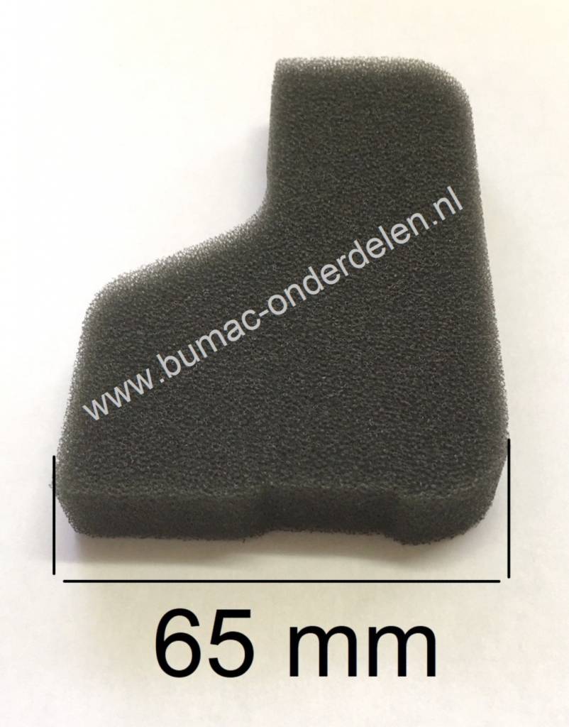 Luchtfilter voor Viking, Stihl, Stiga, Castelgarden, Alpina, Mountfield grasmaaier MB248.0, AL46A, BL450MSQ, Collector46S, Combi48SQ, CS434, ES464, HP185, HW41BA, MULTICLIP47S, S421RHP, SP454, ST140, SP164, TG48TS, WBE140, XC43, schuimfilter, onderdeel