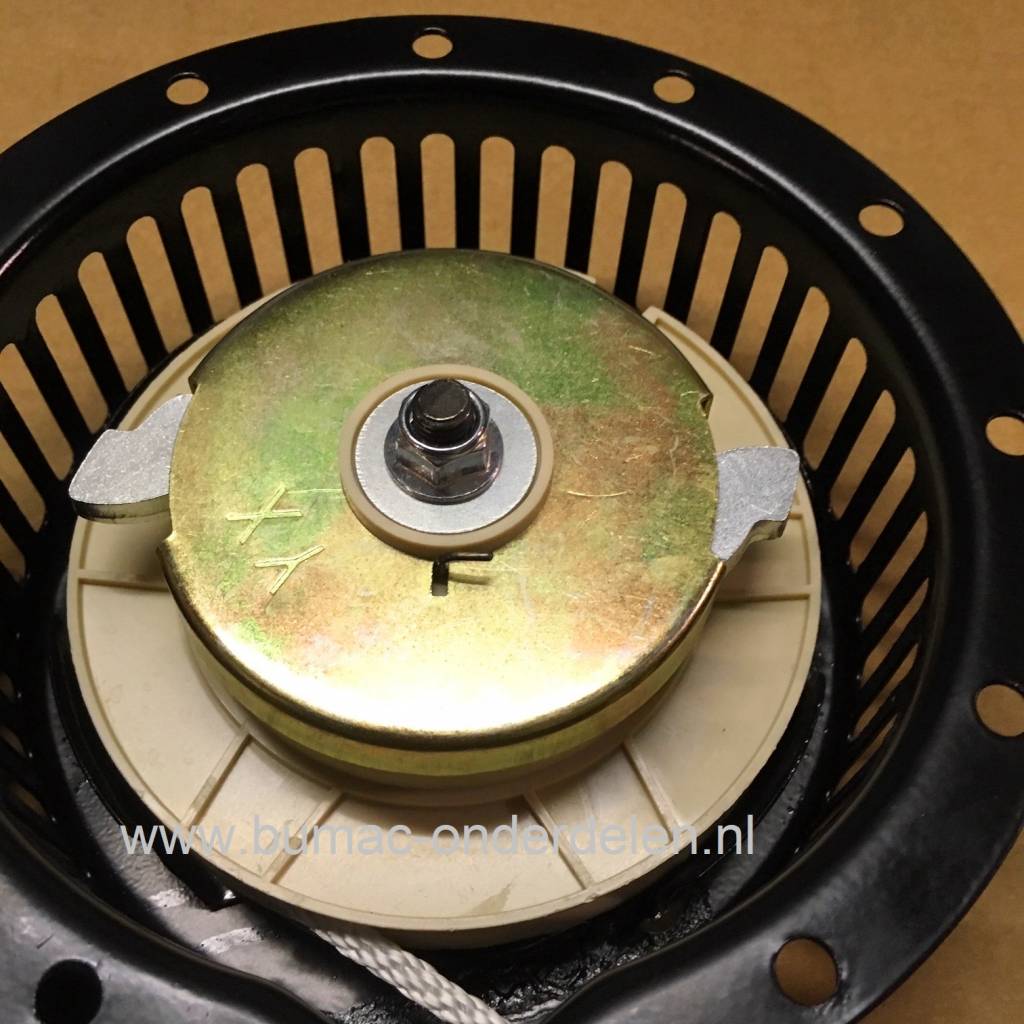 Handstarter Yanmar L40 - L48 - LA48 - 170F Motor met een Horizontale Krukas op Generator - Aggregaat - Trilplaat - Waterpomp - Tuinfrees - Houtversnipperaar, Starter Compleet