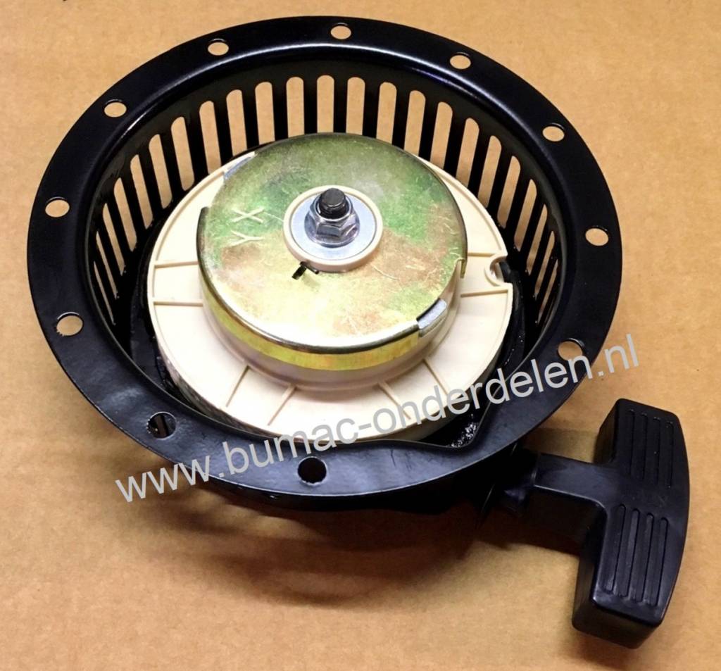 Handstarter Yanmar L40 - L48 - LA48 - 170F Motor met een Horizontale Krukas op Generator - Aggregaat - Trilplaat - Waterpomp - Tuinfrees - Houtversnipperaar, Starter Compleet