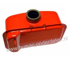 Brandstoftank voor Yanmar L90 en L100 Motor op Waterpomp, Aggregaat, Trilplaat, Generator, Veegmachine, Minikraan, Bobcat, Houtversnipperaar, Compressor, Triller, Veger, Hoogwerker, Dieseltank, Reservoir Yan Mar L 90 en L 100 Motoren