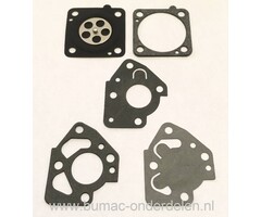 Membraanset voor Nikki Carburateur op Tanaka TAS 23 en 31 cc Bosmaaier, Motortrimmer, Carburateur Reparatieset, Membraan Carburateur, Carburator