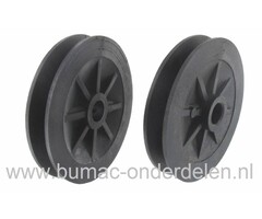 Poelie voor Aandrijfbak van Castelgarden, Stiga, Honda, Gaby, MTD, Mountfield, Alpina, GGP Grasmaaiers, Poelie voor Tandwielkast Aandrijving Wielen, V Snaar Poelie Ø 80 mm Transmissie V Riemschijf Grasmachine, Motormaaier, Veegmachine