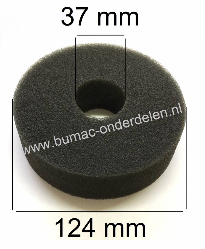 Luchtfilter voor Lombardini 6LD325, 6LD360 Motor op Tuinfrees - Aggregaat - Generator - Trilplaat - Waterpomp - Tuintrekker - Veegmachine Schuimfilter, Spons