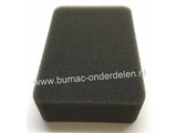 Luchtfilter voor Kawasaki FA76S-S55 Motor, Schuimfilter voor Hakfrees, Aggregaat, Kantensnijder, Kooimaaier, Generator, Verticuteermachine, Kooimaaier, Tuinfrees Schuimfilter Spons
