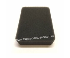 Luchtfilter voor Husqvarna, Zenoah Bladblazers, Schuinfilter voor Husqvarna 150BF, 150BT, 560BFS, 560BTS, 578BTF, Zenoah EBZ5100 Bladblazer Schuimfilter, Stoffilter onderdeel