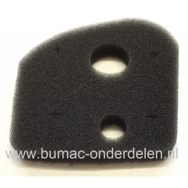 Luchtfilter voor Husqvarna, Jonsered Bosmaaier, Trimmer, Motorzeis Schuimfilter voor Husqvarna 333R, 333RJ, 335FR, 335LS, 335LX, 335RJX, 335RX, 535FBX, 535LS, 535RJ, 535RX, 535RXT Jonsered BC2235, BC2236, CC2235, CC2236, GC2236  Stoffilter