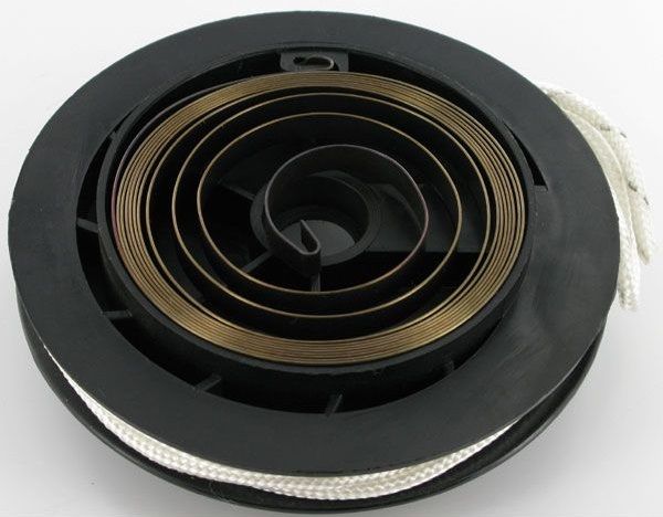 Koordpoelie met Starterveer Compleet voor Stiga SV150 Motor, Castelgarden ES46TR - ES464TR - ES464TRE, Alpina, Mountfield, Grasmaaier - Loopmaaier - Benzinemaaier - Cirkelmaaier