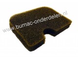 Luchtfilter voor Makita EH5000W, EH6000W, EH7500S, EH7500W Motorheggenschaar, Dolmar, Makita Schuimfilters, Luchtfilter Spons voor MAKITA EH 5000 W, EH 6000 W, EH 7500 S, EH 7500 W, Schuimfilter, Luchtfilter Schuim voor Benzineheggenscharen, Motorsnoeisch