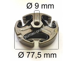 Centrifugaalkoppeling voor Husqvarna - Jonsered Kettingzaag, Bandenzaag, Motorslijper, Doorslijper, Motorzaag, Koppeling onder andere voor Husqvarna 61, 66, 266, 268, 268K, 272XP, 272K, 281 Jonsered 625, 630, 670 Zagen en Slijpers