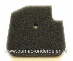 Luchtfilter voor Kawasaki Heggenschaar, Bosmaaier, Haagschaar Schuimfilter voor Kawasaki KHD600A, HB600B, TH023 Heggenschaar, Trimmer